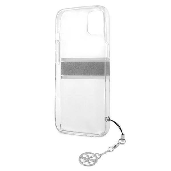 GUESS GUHCP13SKB4G4G IPHONE 13 MINI 5.4 "BANNER HARDCASE 4G GRAY STAP CHARM