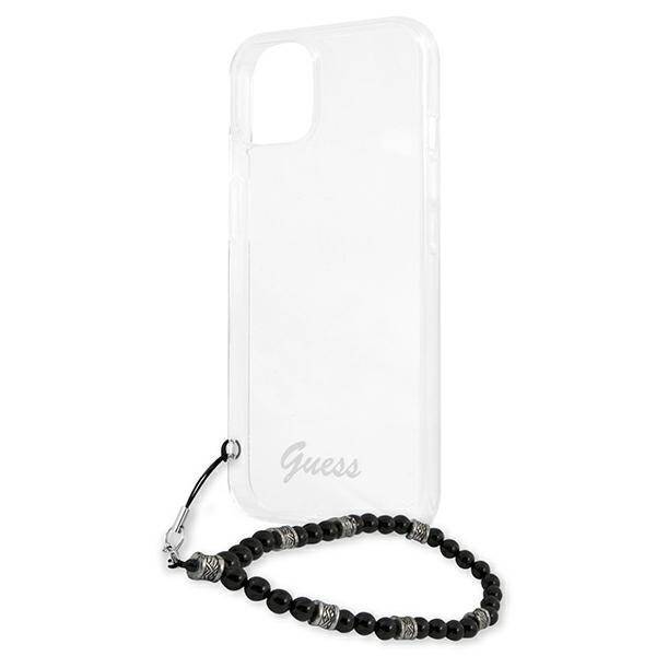 GUESS GUHCP13SKPSBK IPHONE 13 MINI 5.4 "TRANSPARENT HARDCASE BLACK PEARL