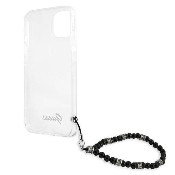 GUESS GUHCP13SKPSBK IPHONE 13 MINI 5.4 "TRANSPARENT HARDCASE BLACK PEARL