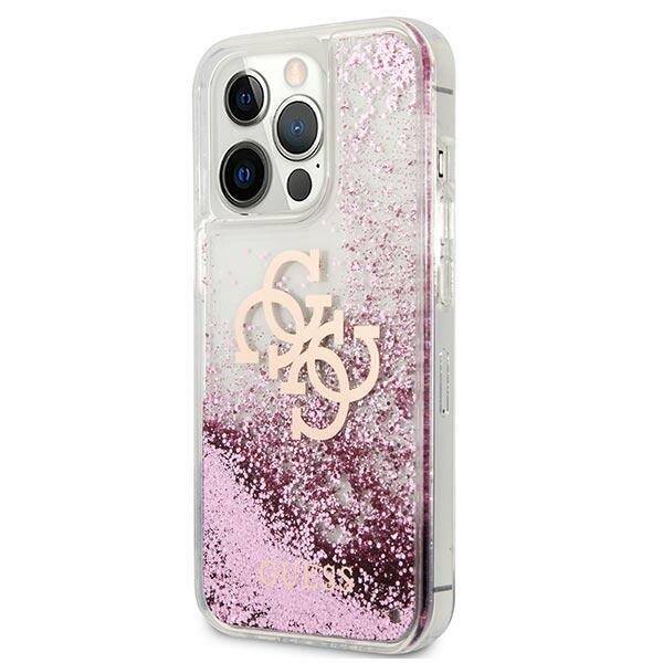 GUESS GUHCP13XLG4GPI IPHONE 13 PRO MAX 6.7 "PINK/PINK HARDCASE 4G BIG LIQUID GLITTER