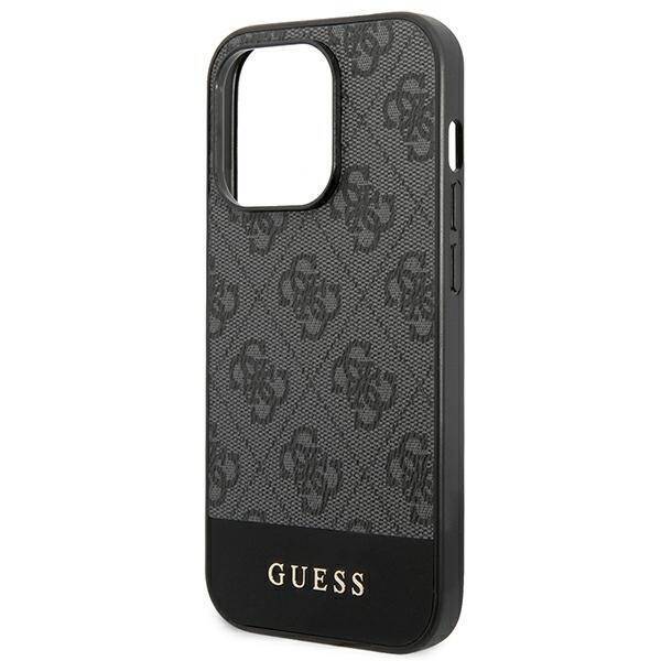 GUESS GUHCP14LG4LGRGR IPHONE 14 PRO 6.1 "GRAY/GRAY HARD CASE 4G STRIPE COLLECTION