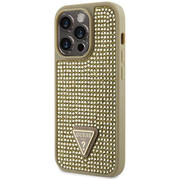 GUESS GUHCP14LHDGTPD IPHONE 14 PRO 6.1 "GOLD/GOLD HARDCASE RHINESTONE TRIANGLE