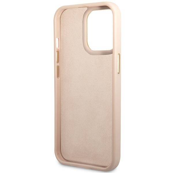 GUESS GUHCP14LHG4SHP IPHONE 14 PRO 6.1 "PINK/PINK HARD CASE 4G VINTAGE GOLD LOGO