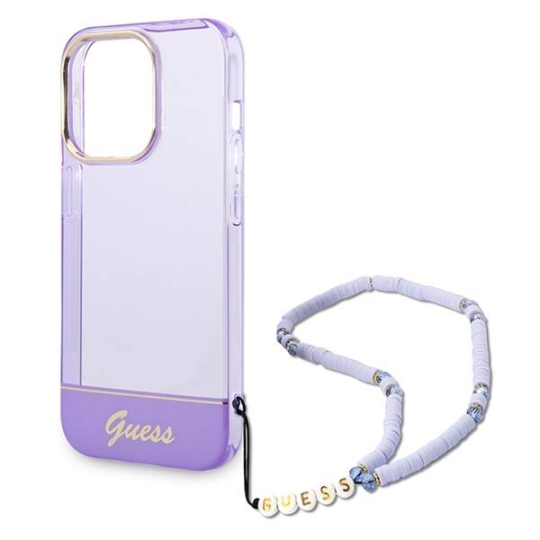 GUESS GUHCP14LHGCOHU IPHONE 14 PRO 6.1 "PURPLE/PURPLE HARDCASE TRANSLUENT PEARL STAP