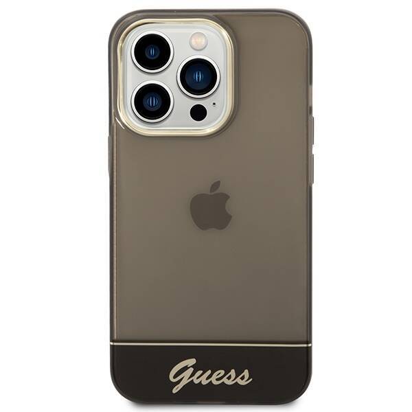 GUESS GUHCP14LHGCOK IPHONE 14 PRO 6.1 "BLACK/BLACK HARDCASE TRANSLUENT