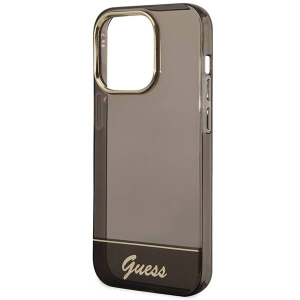 GUESS GUHCP14LHGCOK IPHONE 14 PRO 6.1 "BLACK/BLACK HARDCASE TRANSLUENT