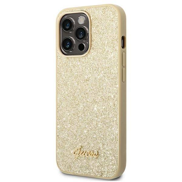 GUESS GUHCP14LHGGSHD IPHONE 14 PRO 6.1 "GOLD/GOLD HARD CASE GLITTER SCRIPT