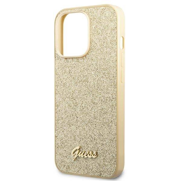 GUESS GUHCP14LHGGSHD IPHONE 14 PRO 6.1 "GOLD/GOLD HARD CASE GLITTER SCRIPT