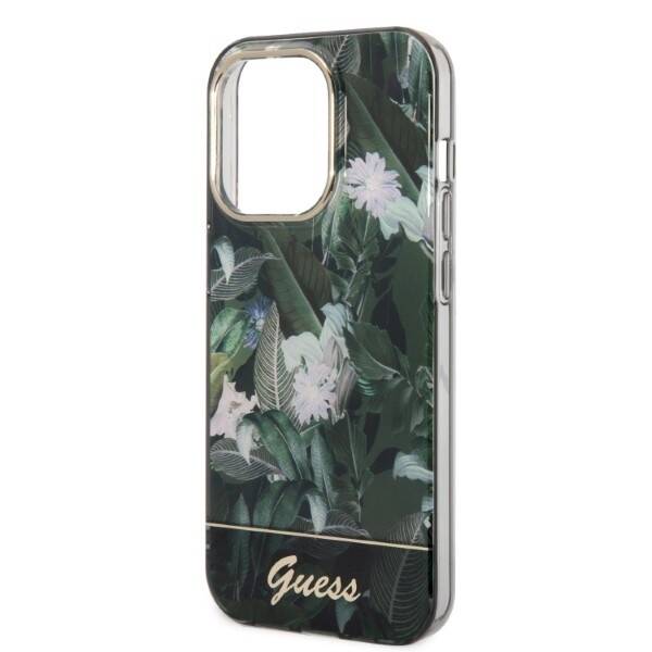 GUESS GUHCP14LHGJGHA IPHONE 14 PRO 6.1 "GREEN/GREEN HARDCASE JUNGLE COLLECTION