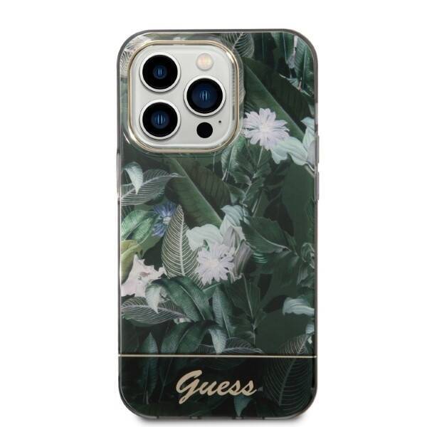 GUESS GUHCP14LHGJGHA IPHONE 14 PRO 6.1 "GREEN/GREEN HARDCASE JUNGLE COLLECTION