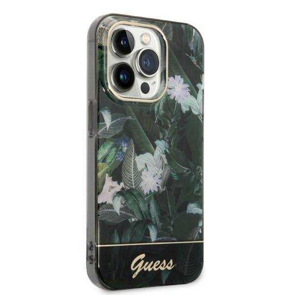 GUESS GUHCP14LHGJGHA IPHONE 14 PRO 6.1 "GREEN/GREEN HARDCASE JUNGLE COLLECTION