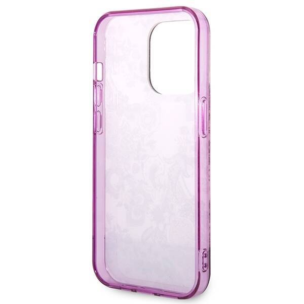 GUESS GUHCP14LHGPLHF IPHONE 14 PRO 6.1 "FUCHSJA/FUSCHIA HARDCASE PORCELAIN COLLECTION