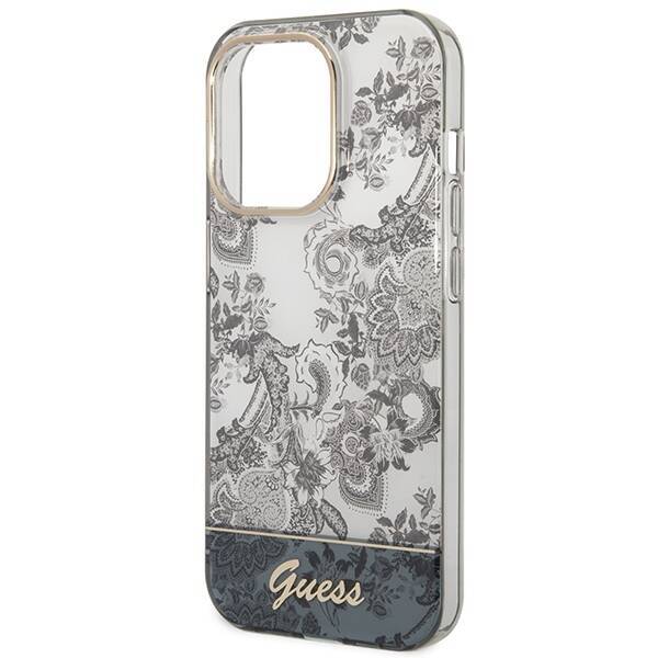 GUESS GUHCP14LHGPLHG IPHONE 14 PRO 6.1 "GRAY/GRAY HARDCASE PORCELAIN COLLECTION