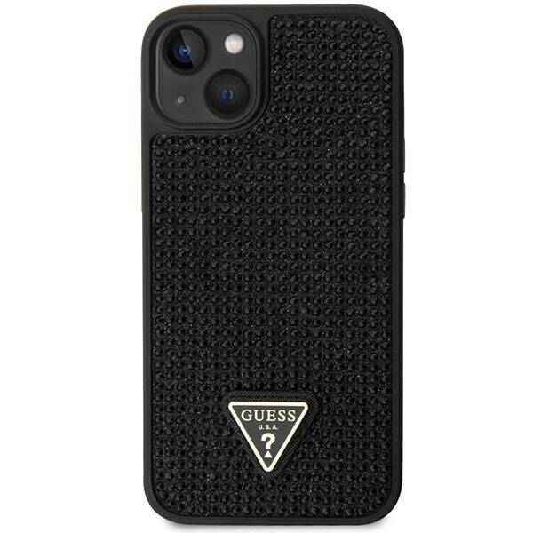 GUESS GUHCP14MHDGTPK IPHONE 14 PLUS / 15 PLUS 6.7 "BLACK / BLACK HARDCASE RHINESTONE TRIANGLE