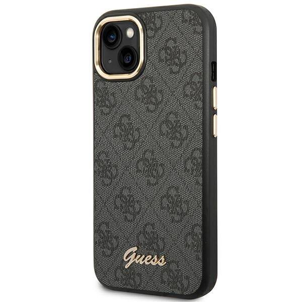 GUESS GUHCP14MHG4SHK IPHONE 14 PLUS / 15 PLUS 6.7 "BLACK / BLACK HARD CASE 4G VINTAGE GOLD LOGO