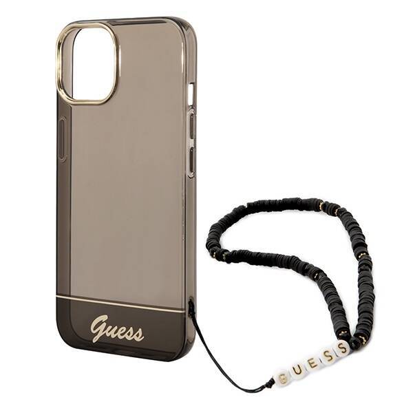 GUESS GUHCP14MHGCOHK IPHONE 14 PLUS / 15 PLUS 6.7 "BLACK / BLACK HARDCASE TRANSLUENT PEARL STAP