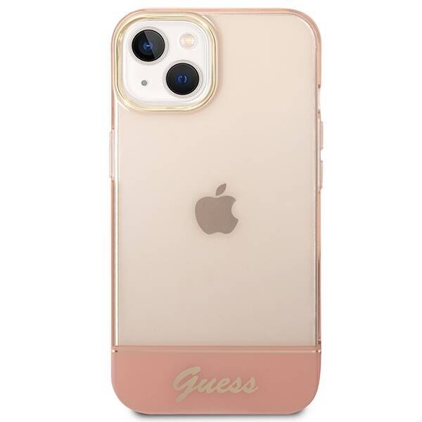 GUESS GUHCP14MHGCOP IPHONE 14 PLUS / 15 PLUS 6.7 "PINK / PINK HARDCASE TRANSLUCENT