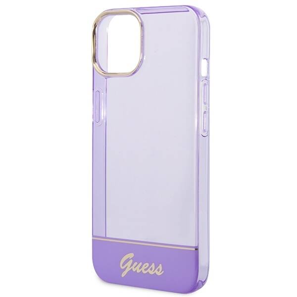 GUESS GUHCP14MHGCOU IPHONE 14 PLUS / 15 PLUS 6.7 "PURPLE / PURPLE HARDCASE TRANSLUCENT