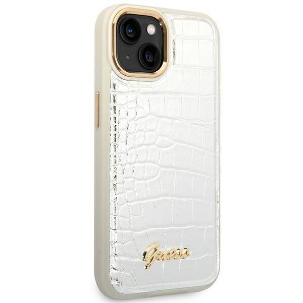 GUESS GUHCP14MHGCRHS IPHONE 14 PLUS / 15 PLUS 6.7 "SILVER / SILVER HARDCASE CROCO COLLECTION