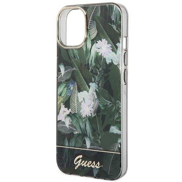 GUESS GUHCP14MHGJGHA IPHONE 14 PLUS / 15 PLUS 6.7 "ZIELONY / GREEN HARDCASE JUNGLE COLLECTION