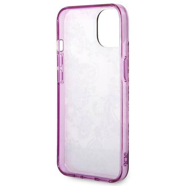 GUESS GUHCP14MHGPLHF IPHONE 14 PLUS / 15 PLUS 6.7 "FUKSJA / FUSCHIA HARDCASE PORCELAIN COLLECTION