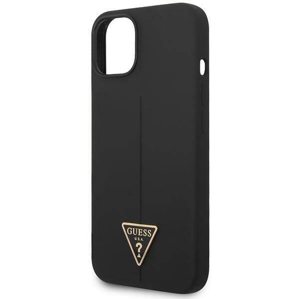 GUESS GUHCP14MSLTGK IPHONE 14 PLUS / 15 PLUS 6.7 "BLACK / BLACK HARDCASE SILICONE TRIANGLE