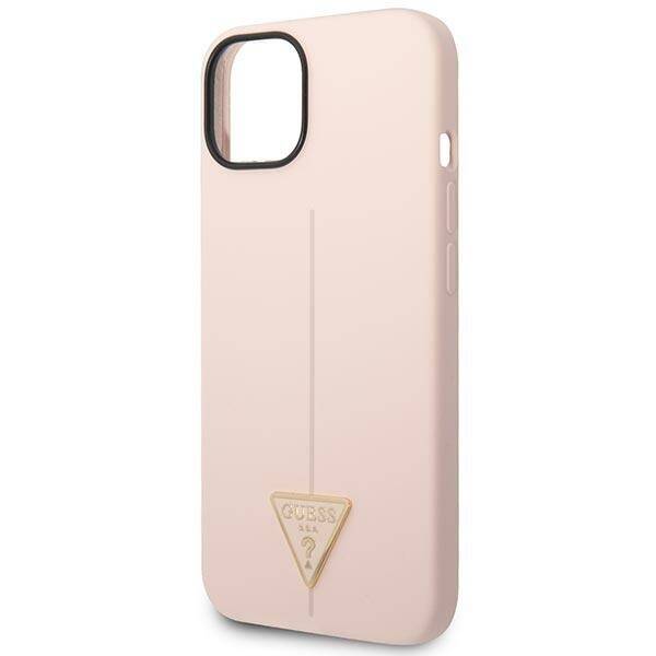 GUESS GUHCP14MSLTGP IPHONE 14 PLUS / 15 PLUS 6.7 "PINK / PINK HARDCASE SILICONE TRIANGLE