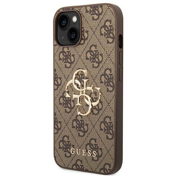 GUESS GUHCP14S4S4GBBB IPHONE 14/15/13 6.1 "BRONZE / BROWN HARDCASE 4G BIG METAL LOGO