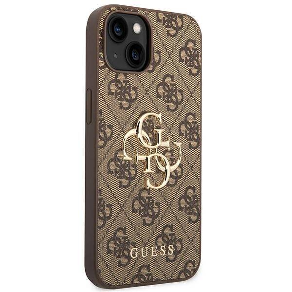 GUESS GUHCP14S4S4GBBB IPHONE 14/15/13 6.1 "BRONZE / BROWN HARDCASE 4G BIG METAL LOGO