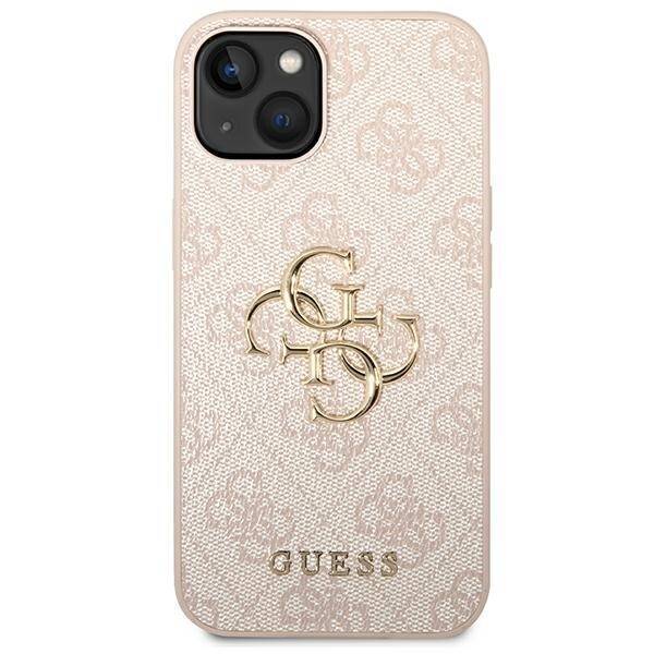 GUESS GUHCP14S4S4GPIPI IPHONE 14/15/13 6.1 "PINK / PINK HARDCASE 4G BIG METAL LOGO