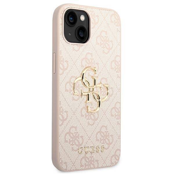 GUESS GUHCP14S4S4GPIPI IPHONE 14/15/13 6.1 "PINK / PINK HARDCASE 4G BIG METAL LOGO