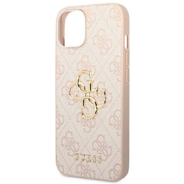 GUESS GUHCP14S4S4GPIPI IPHONE 14/15/13 6.1 "PINK / PINK HARDCASE 4G BIG METAL LOGO