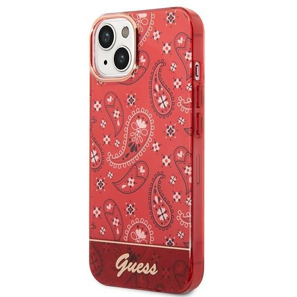 GUESS GUHCP14SHGBNHR IPHONE 14/15/13 6.1 "RED / RED HARDCASE BANDANA PAISLEY