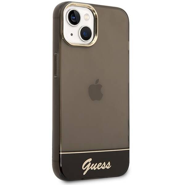 GUESS GUHCP14SHGCOK IPHONE 14/15/13 6.1 "BLACK / BLACK HARDCASE TRANSLUCENT