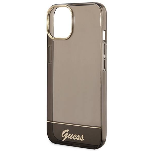 GUESS GUHCP14SHGCOK IPHONE 14/15/13 6.1 "BLACK / BLACK HARDCASE TRANSLUCENT