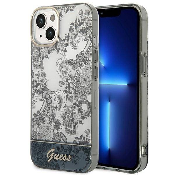 GUESS GUHCP14SHGPLHG IPHONE 14/15/13 6.1 "GRAY / GRAY HARDCASE PORCELAIN COLLECTION