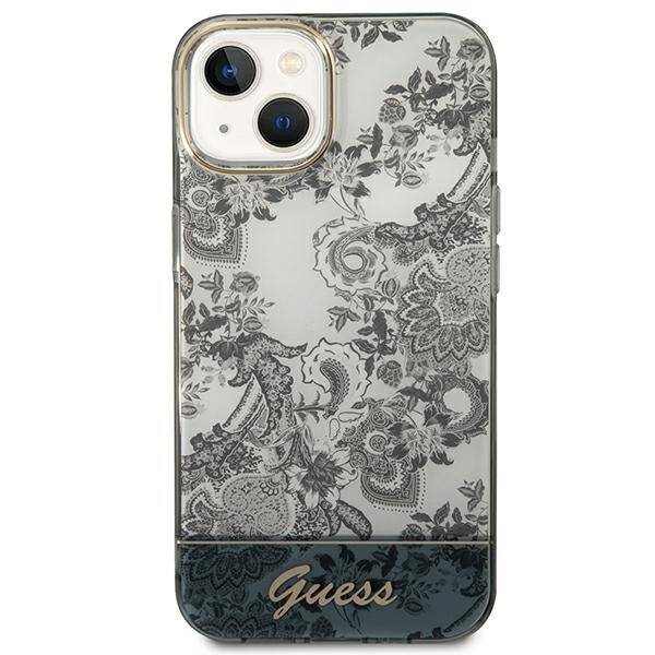 GUESS GUHCP14SHGPLHG IPHONE 14/15/13 6.1 "GRAY / GRAY HARDCASE PORCELAIN COLLECTION