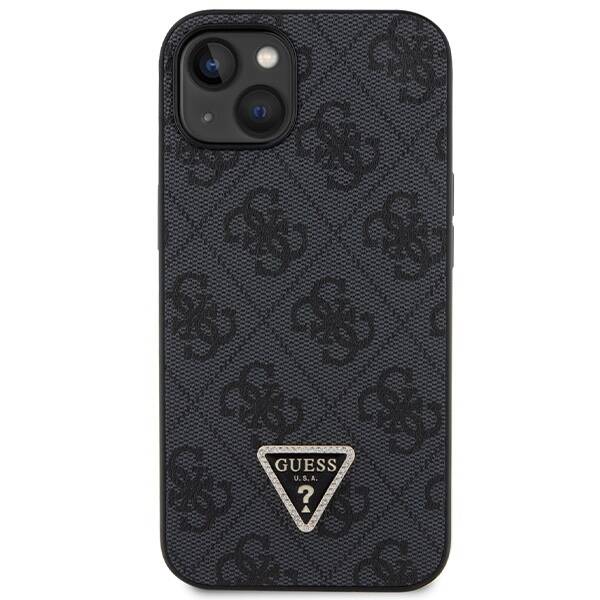 GUESS GUHCP14SP4TDSCPK IPHONE 14/15/13 6.1 "BLACK / BLACK HARDCASE CROSSBODY 4G METAL LOGO