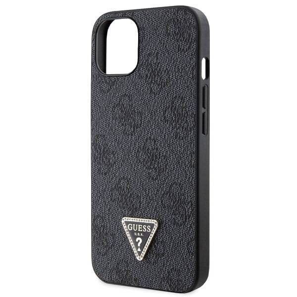 GUESS GUHCP14SP4TDSCPK IPHONE 14/15/13 6.1 "BLACK / BLACK HARDCASE CROSSBODY 4G METAL LOGO