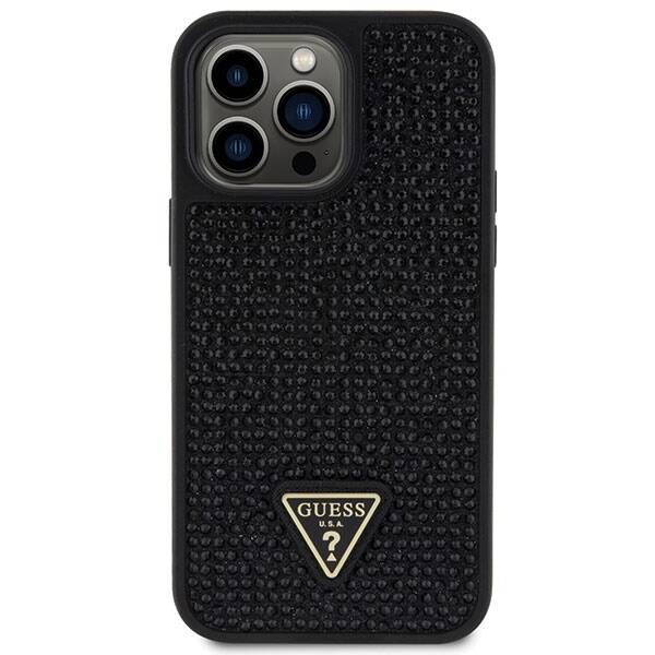 GUESS GUHCP14XHDGTPK IPHONE 14 PRO MAX 6.7 "BLACK/BLACK HARDCASE RHINESTONE TRIANGLE