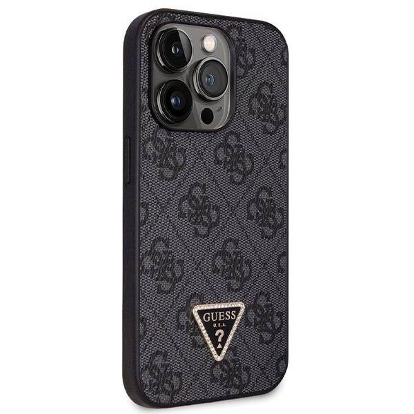 GUESS GUHCP14XP4TDSCPK IPHONE 14 PRO MAX 6.7 "BLACK/BLACK HARDCASE CROSSBODY 4G METAL LOGO