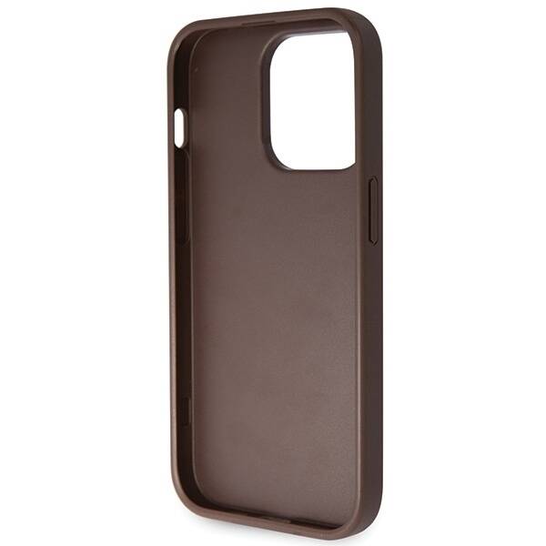 GUESS GUHCP14XP4TDSCPW IPHONE 14 PRO MAX 6.7 "BROWN/BROWN HARDCASE CROSSBODY 4G METAL LOGO