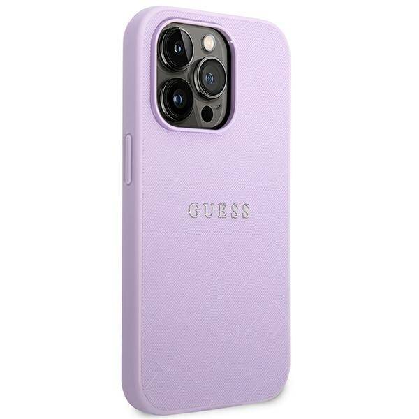 GUESS GUHCP14XPSASBPU IPHONE 14 PRO MAX 6.7 "PURPLE/PURPLE SAFFIANO STRAP