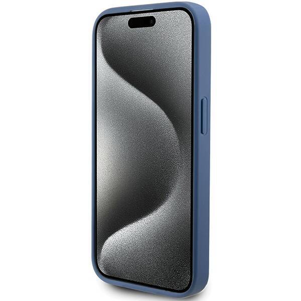 GUESS GUHCP15L4GBBL IPHONE 15 PRO 6.1 "BLUE/BLUE HARDCASE 4G BIG METAL LOGO