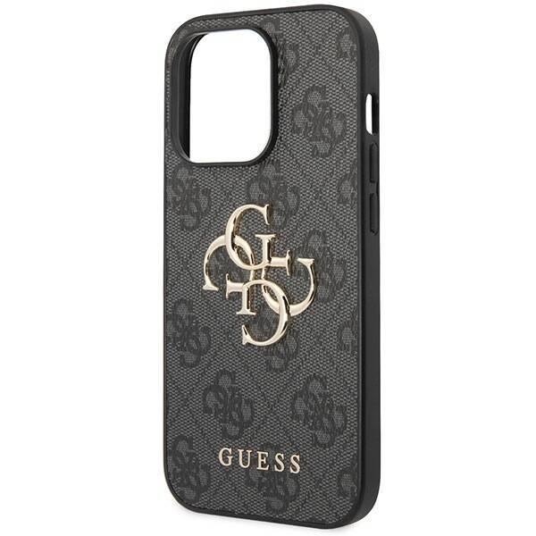 GUESS GUHCP15L4L4GGRGGR IPHONE 15 PRO 6.1 "GRAY/GRAY HARDCASE 4G BIG METAL LOGO