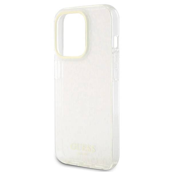 GUESS GUHCP15LHDECMP IPHONE 15 PRO 6.1 "PINK/PINK HARDCASE IML FACETED MIRROR DISCO IRIDESCENT