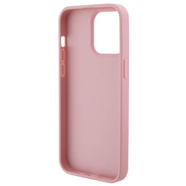 GUESS GUHCP15LP4EPMPMP IPHONE 15 PRO 6.1 "PINK/PINK HARDCASE LEATHER 4G STAMPED