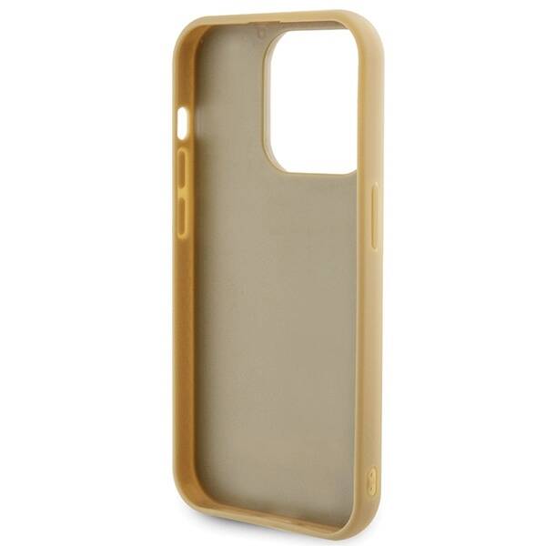 GUESS GUHCP15LPMSDGSD IPHONE 15 PRO 6.1 "GOLD/GOLD HARDCASE DISCO METAL SCRIPT