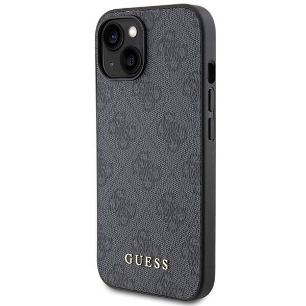 GUESS GUHCP15MG4GFGR IPHONE 15 PLUS / 14 PLUS 6.7 "GRAY / GRAY HARD CASE 4G METAL GOLD LOGO