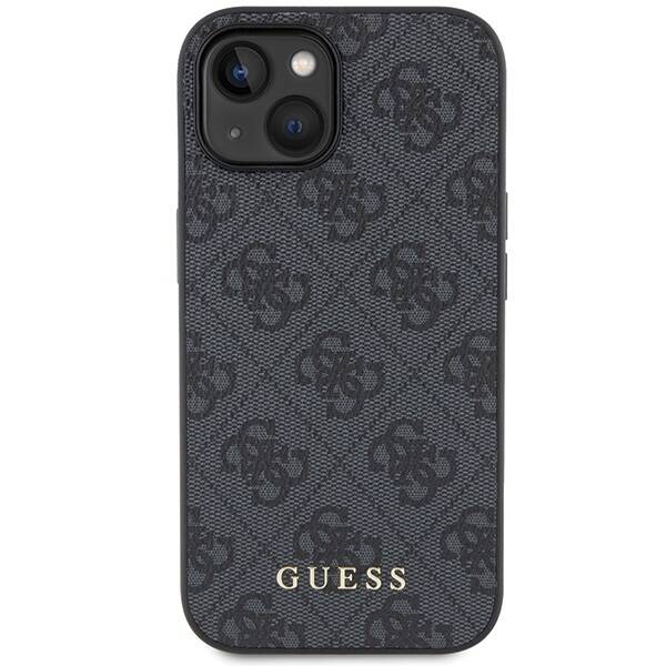 GUESS GUHCP15MG4GFGR IPHONE 15 PLUS / 14 PLUS 6.7 "GRAY / GRAY HARD CASE 4G METAL GOLD LOGO